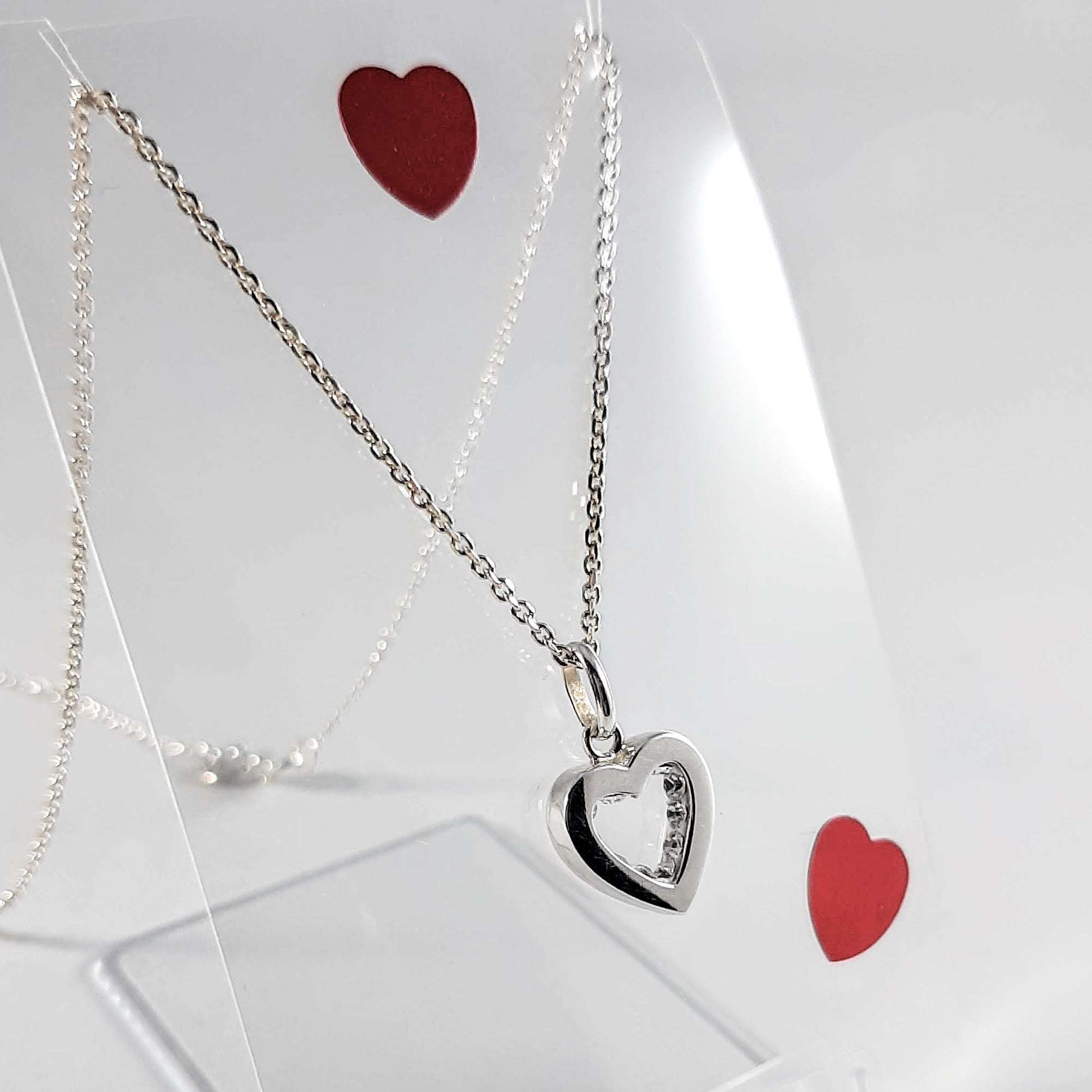 Have a Heart Sterling Silver Bead & Heart Pendant with CZ Detail