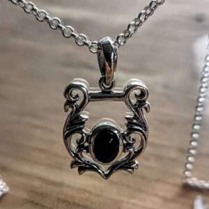 Endearing Celestial Sterling Silver Ornate Pendant