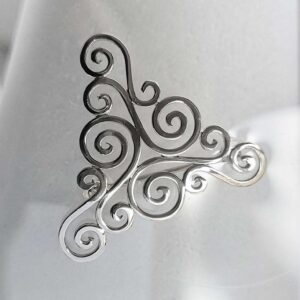 Newgrange Spiral Triskele Brooch