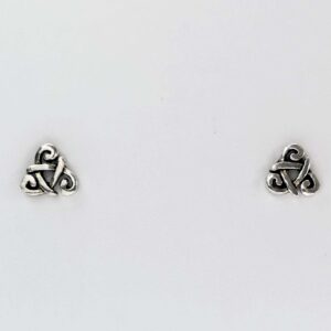 Newgrange Tiny Triskele Stud Earrings