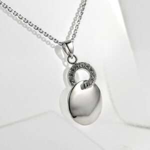 Endearing Collection Sterling Silver Pendant with CZ Detail