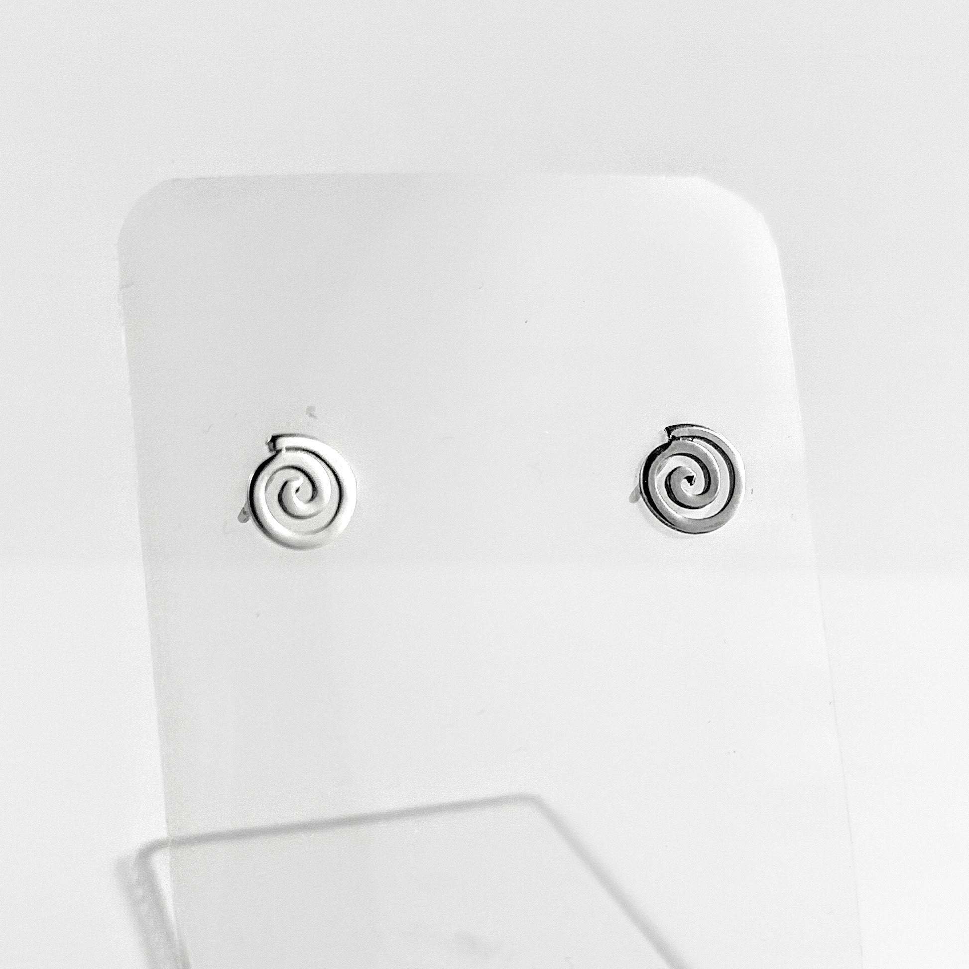 Newgrange Small Spiral Stud Earrings
