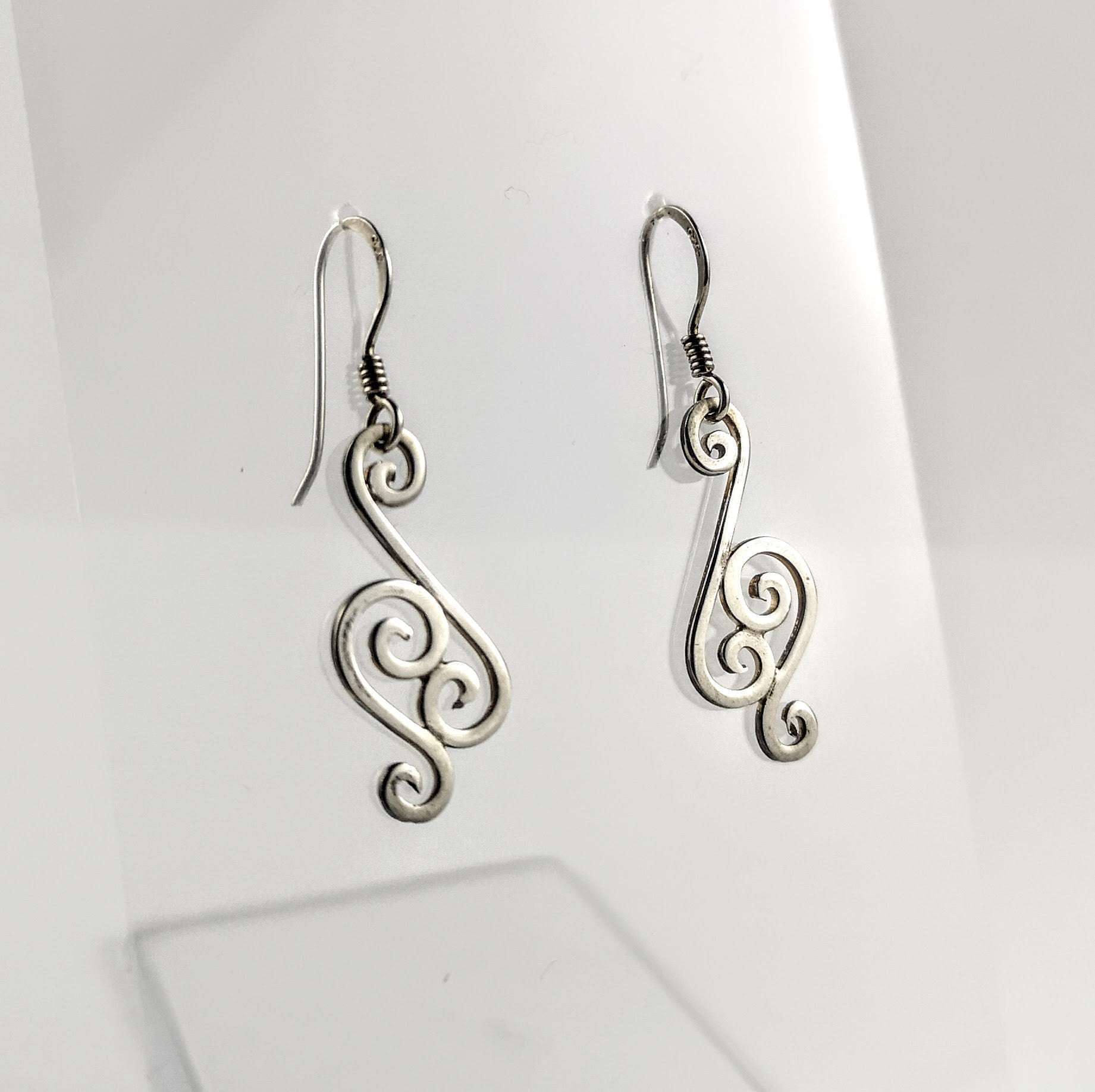 Newgrange Spiral Drop Earrings