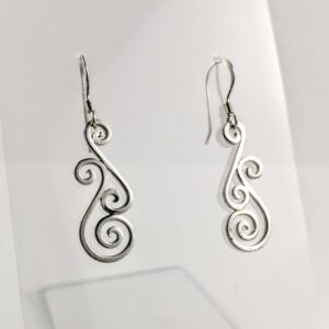 Newgrange Spiral Drop Earrings