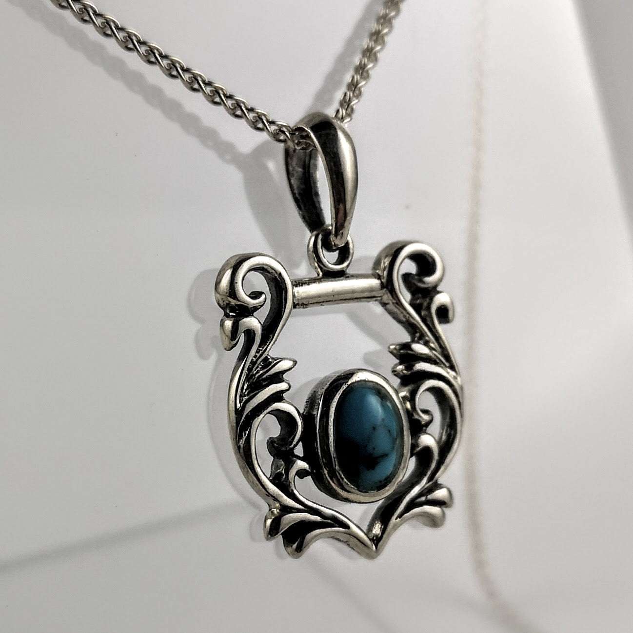 Endearing Celestial Sterling Silver Ornate Pendant