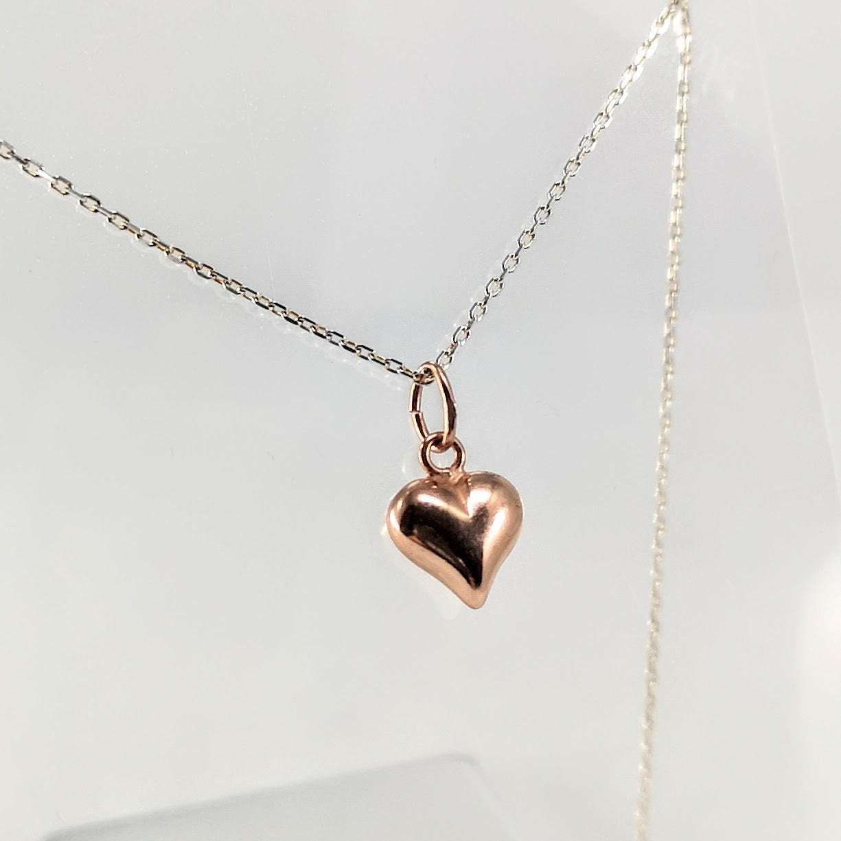 Have a Heart Sterling Silver & Rose Gold Plated Heart Pendant