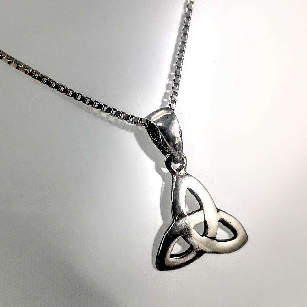 Trinity Knot Sterling Silver Small Pendant